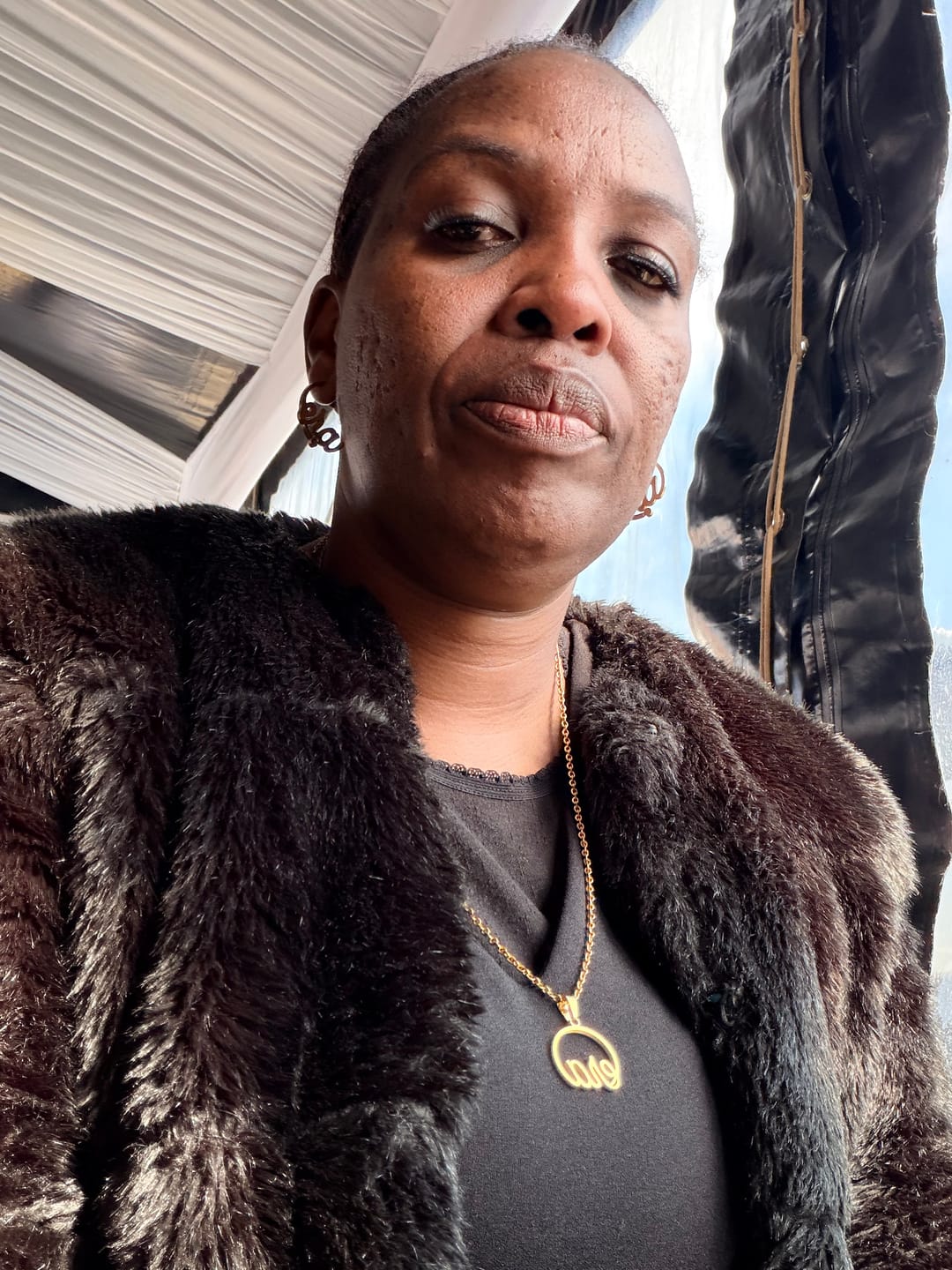 Customer photo review of Gold Era Necklace