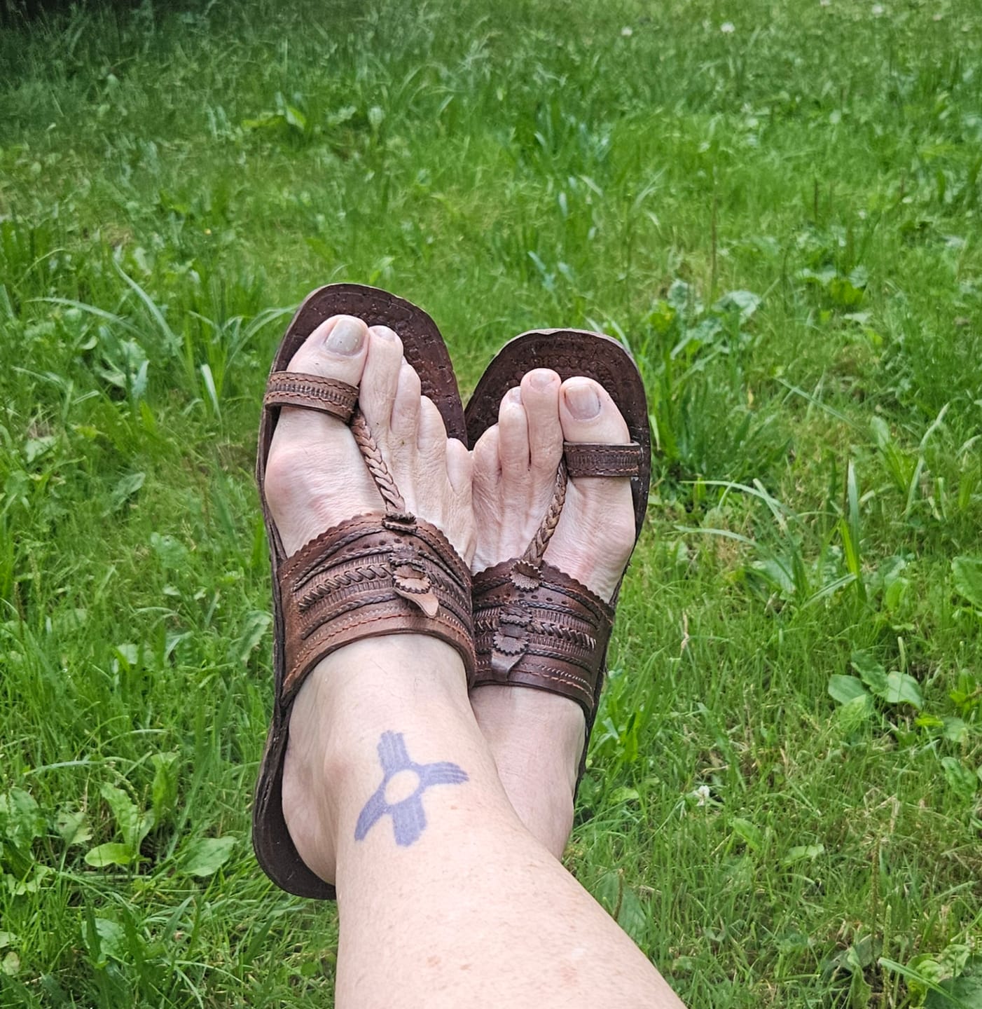 Customer photo review of Water Buffalo Sandals