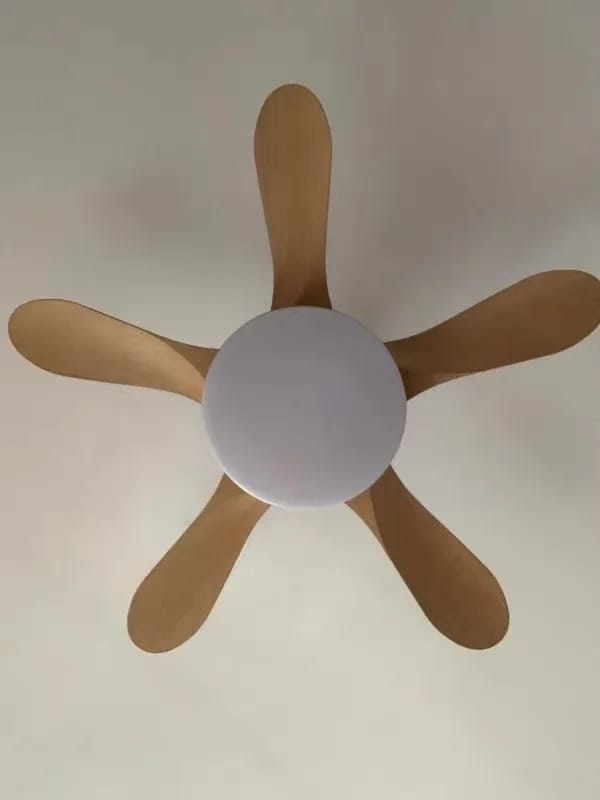 Customer photo review of Ceiling Fan With Light, Wood Grain ABS Blades, DC Copper Motor, Dimmable LED, Two Sizes