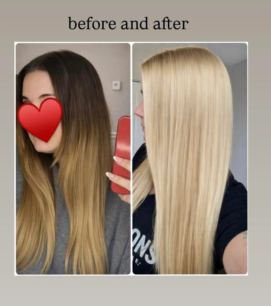 Customer photo review of Length Retention Bundle