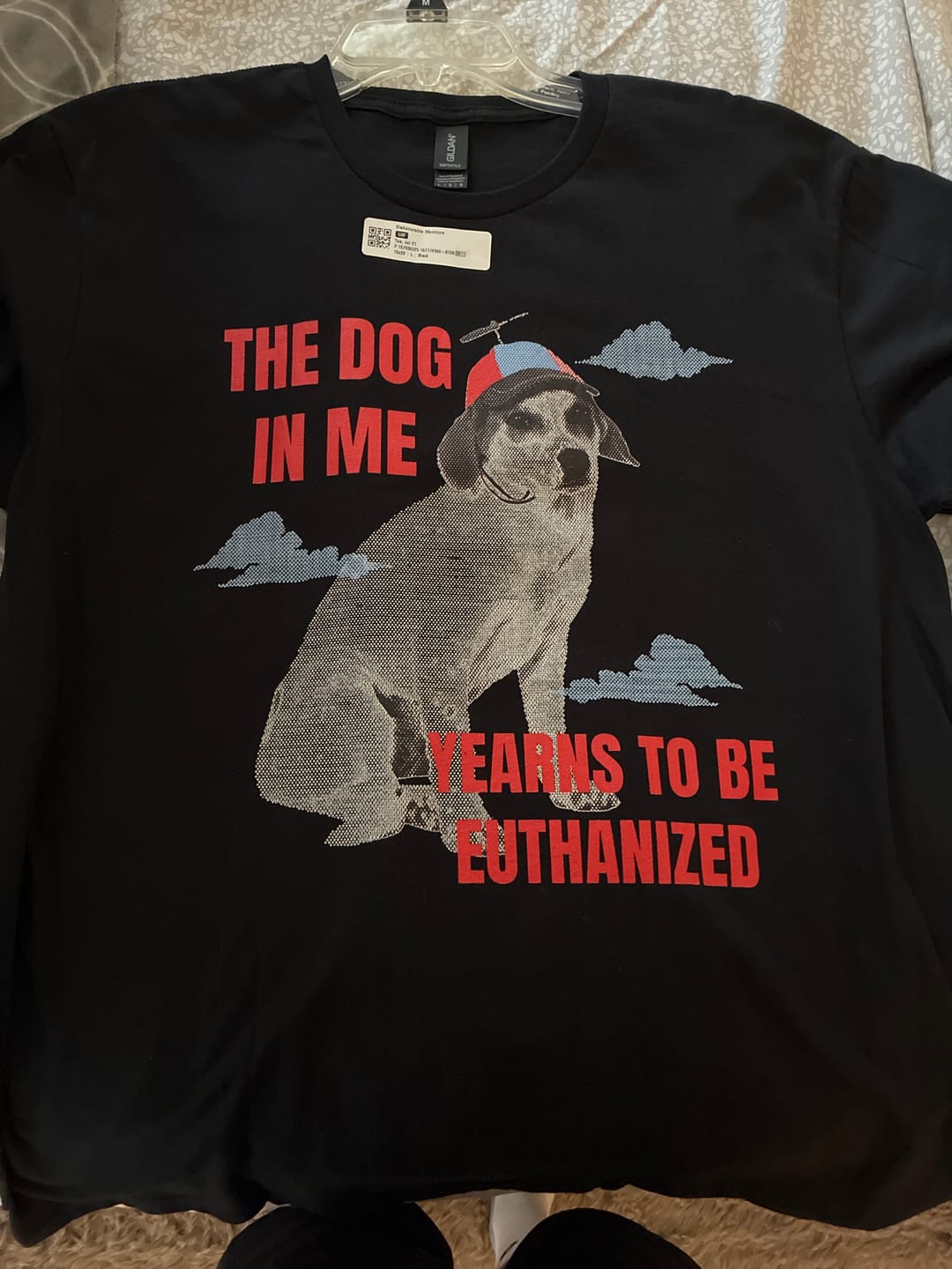 Customer photo review of The Dog In Me Yearns To Be Euthanized (ships without watermarks)