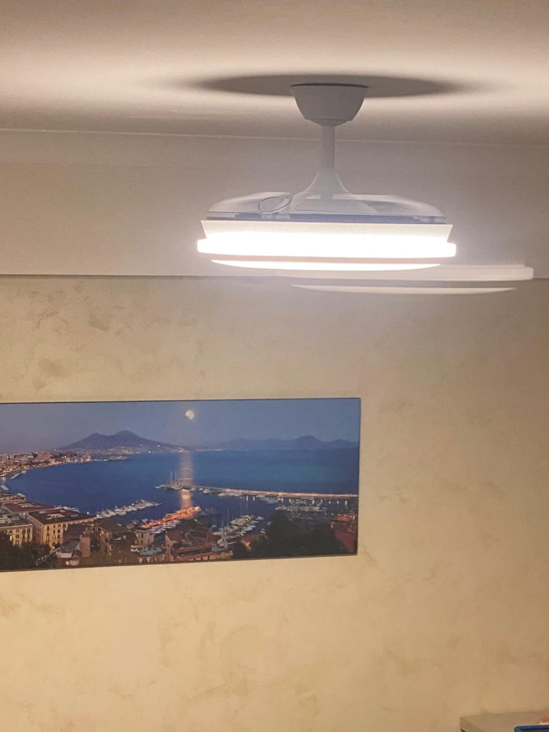 Customer photo review of OSRAM LED Deckenventilator Coromuel, Weiß, 60W, 1065mm, 3000/4000/6500, CCT
