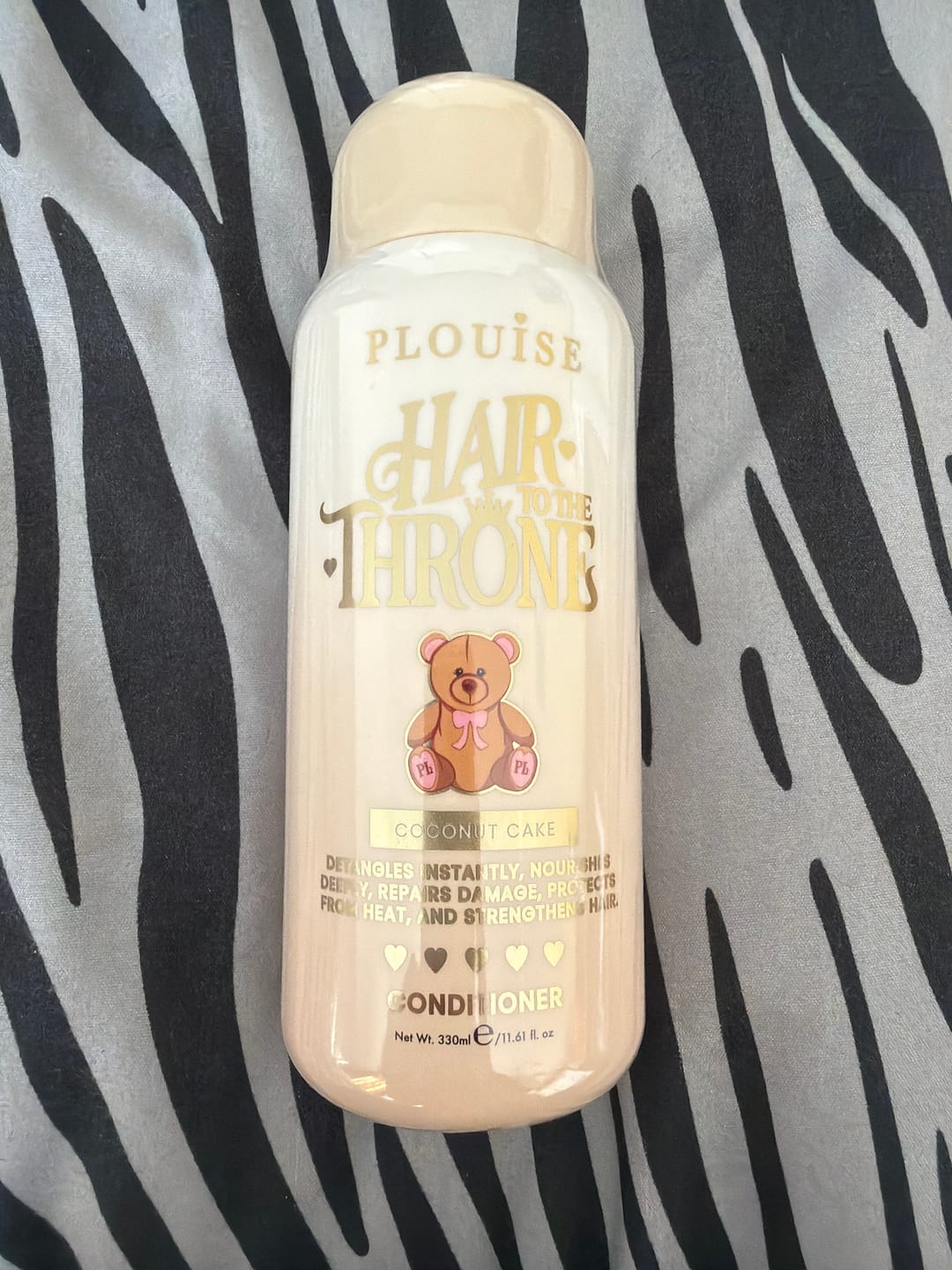 Customer photo review of Teddy Hair To The Throne Conditioner