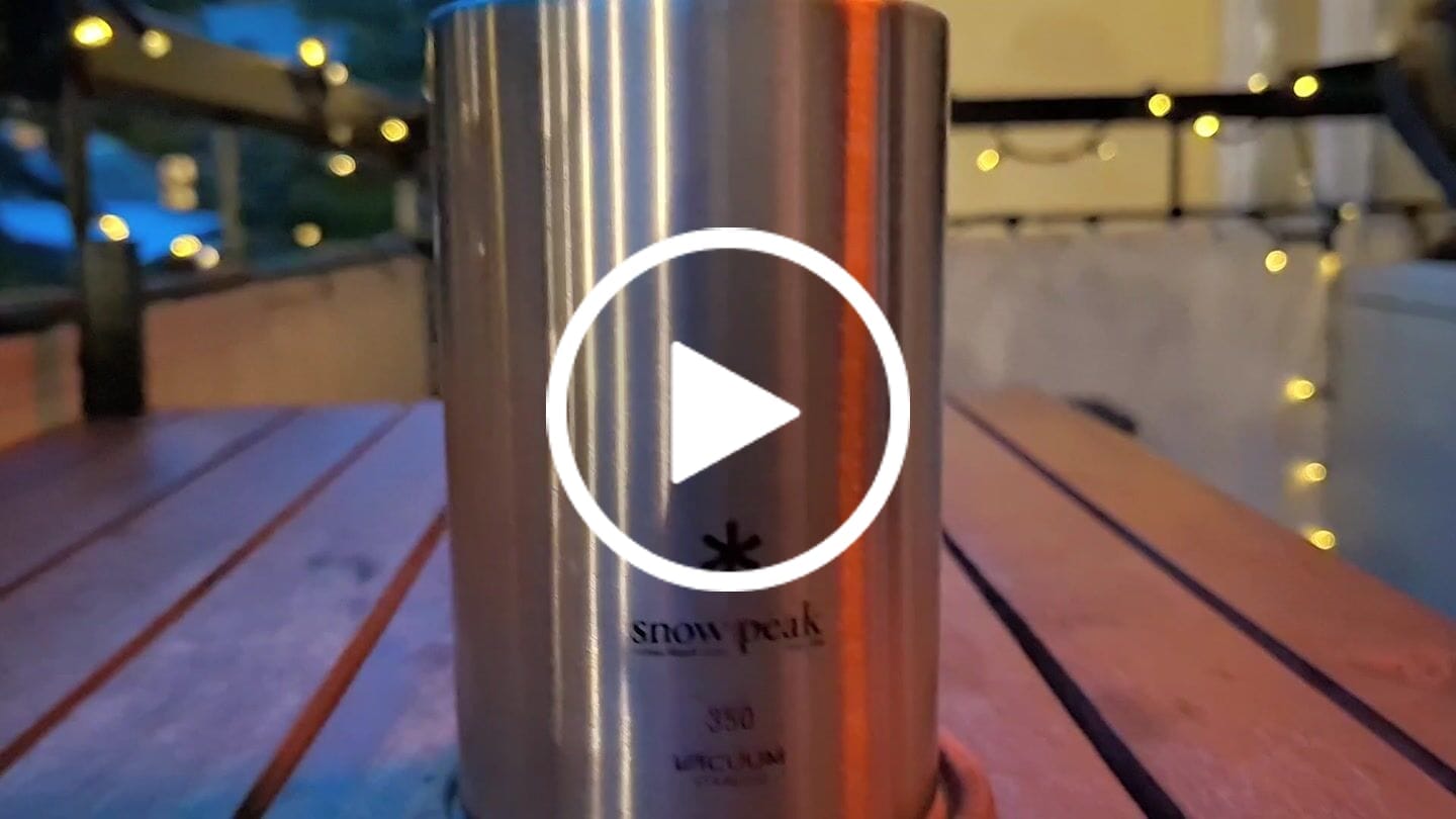 Customer video review of Snow Peak Shimo Can Cooler, 350 ml