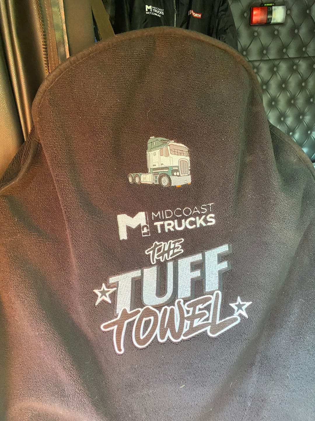 Customer photo review of Waterproof Car Towel Seat Cover
