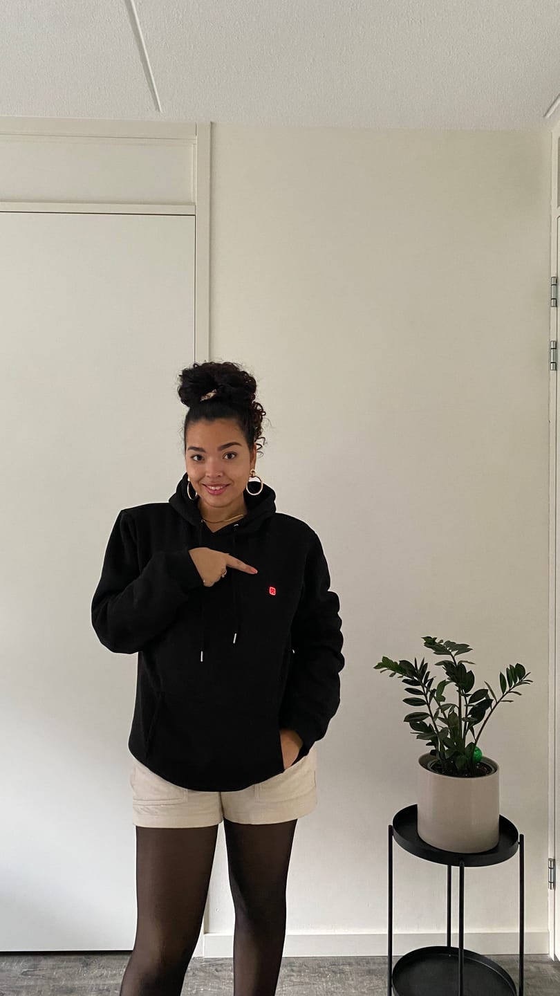 Customer photo review of Heatable Hoodie