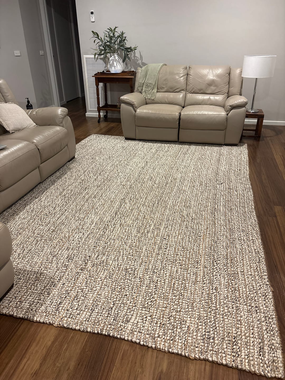 Customer photo review of Arabella Grey Rug