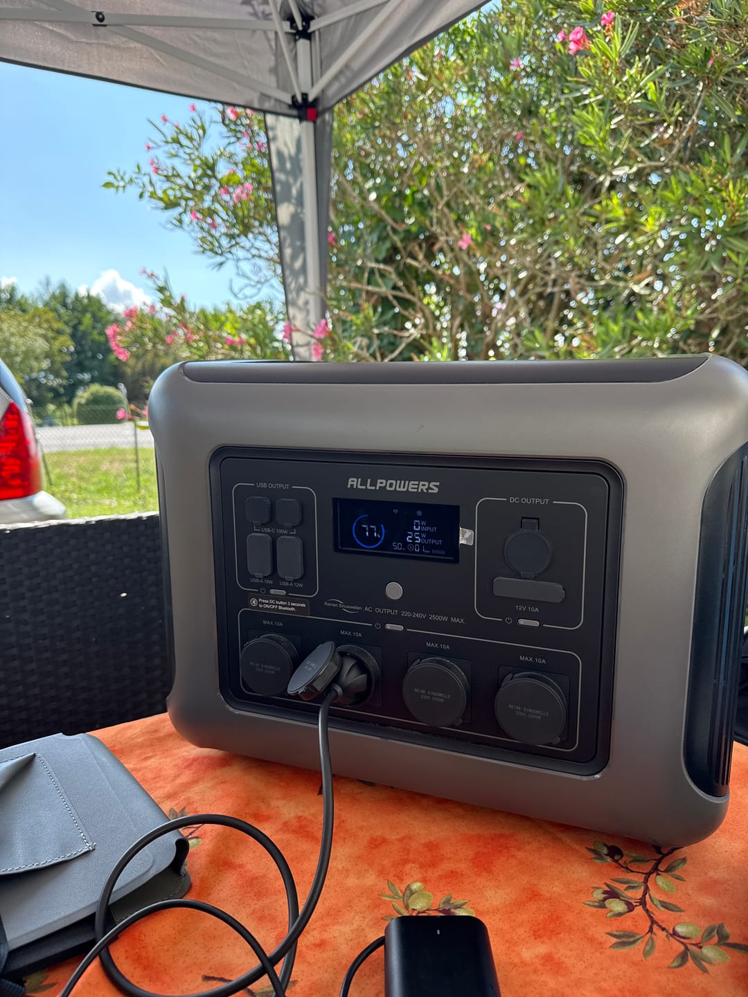 Customer photo review of ALLPOWERS R2500 V2 Station électrique portable 2500W 1920Wh