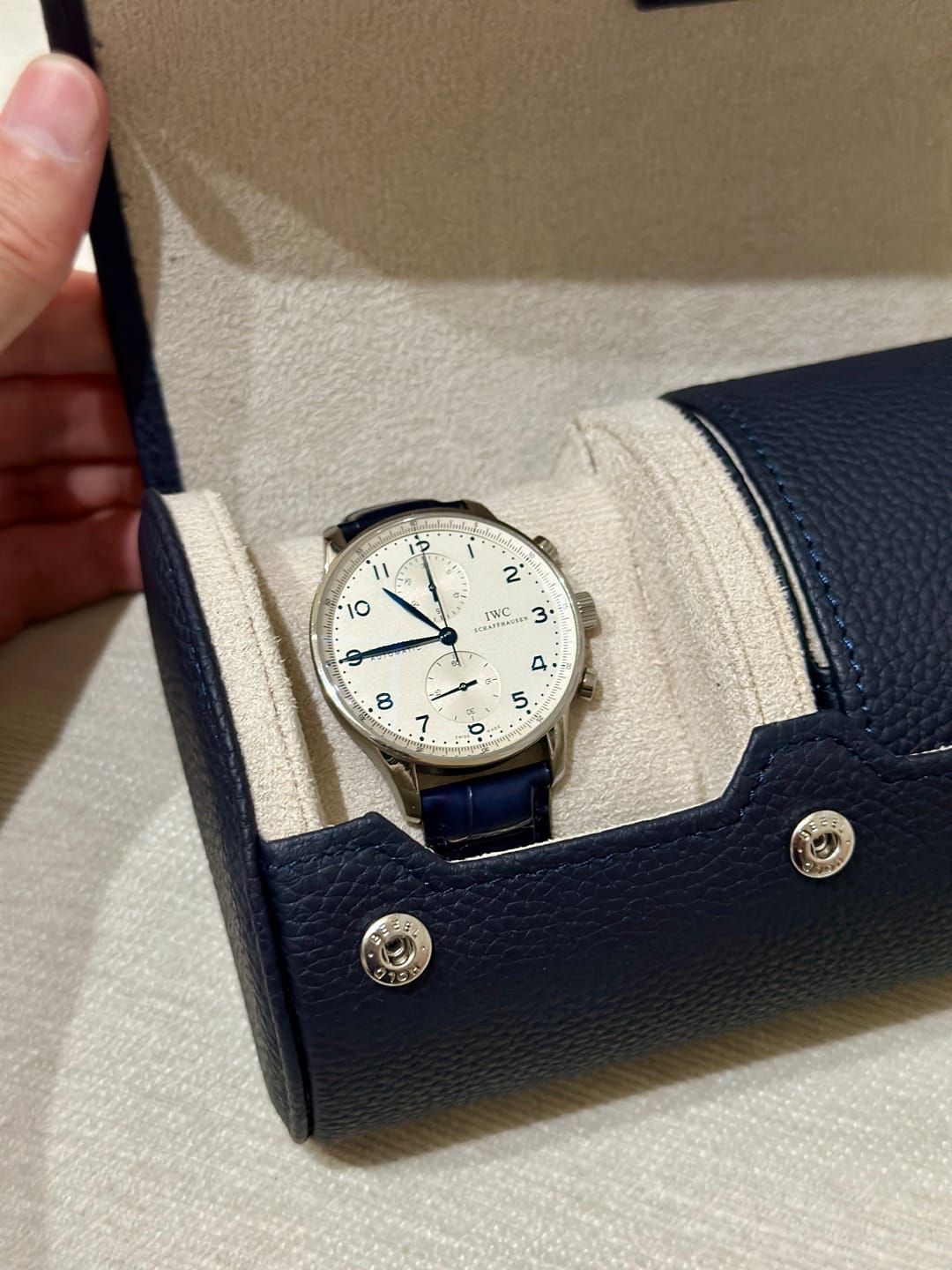 Customer photo review of The Capsule (Ultramarine/Bone)