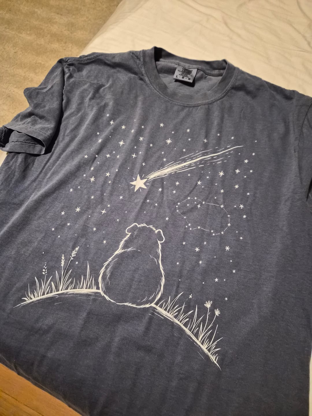 Customer photo review of Stargazer Piggy T-shirt