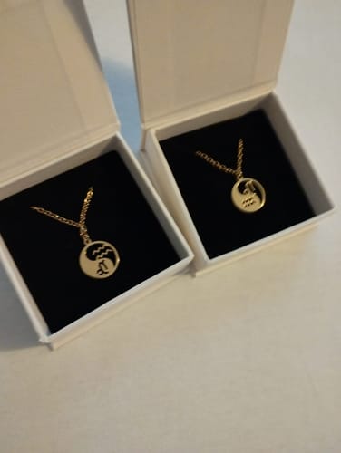 Customer photo review of Collier Signe Astrologique