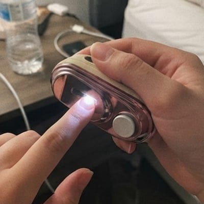 Customer photo review of ✂️ LIMITED-TIME 50% OFF! 💅 2-in-1 Smart Electric Nail Clipper & Polisher 🌟