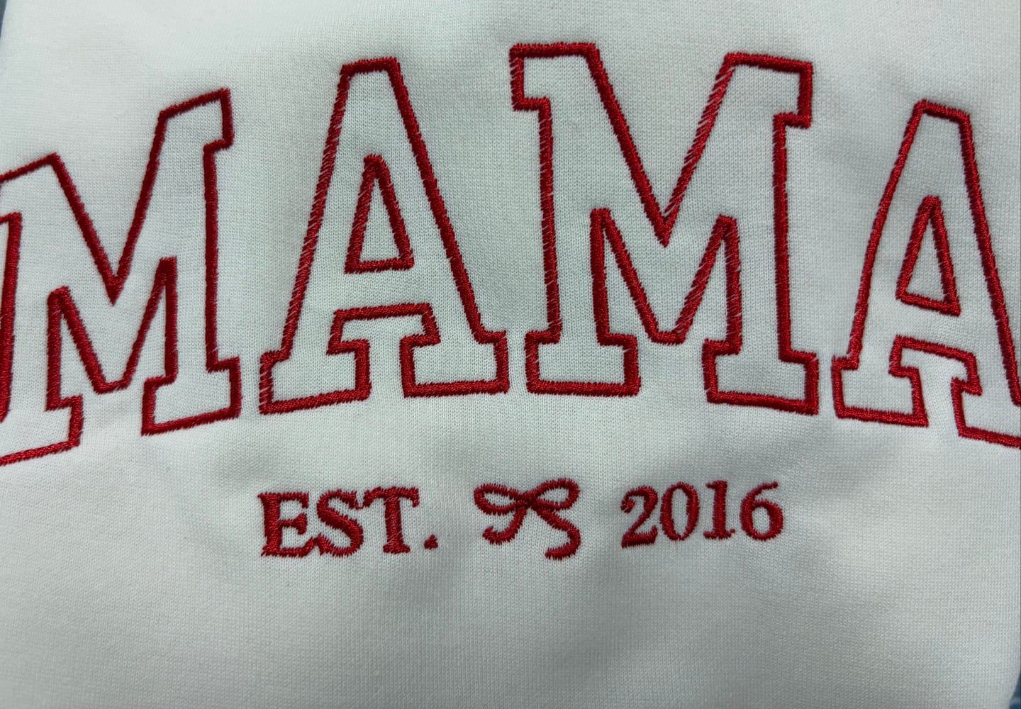 Customer photo review of Custom Embroidered Comfort Colors Grandma and Grandpa Sweatshirt, Gift for Grandma/Grandpa