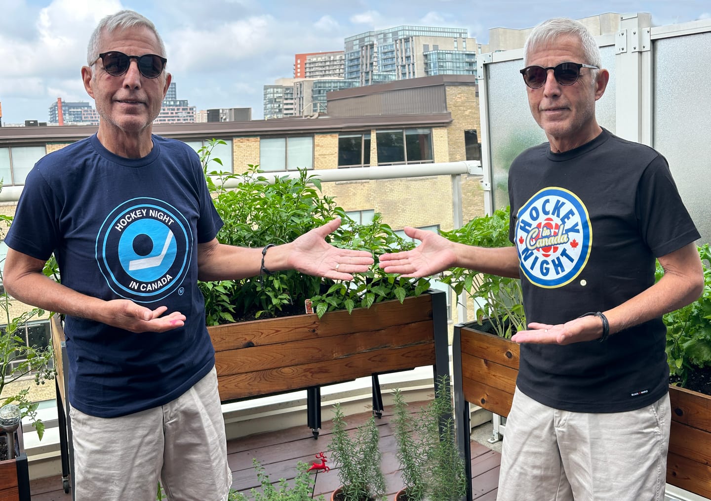 Customer photo review of Retro Hockey Night in Canada T-shirt