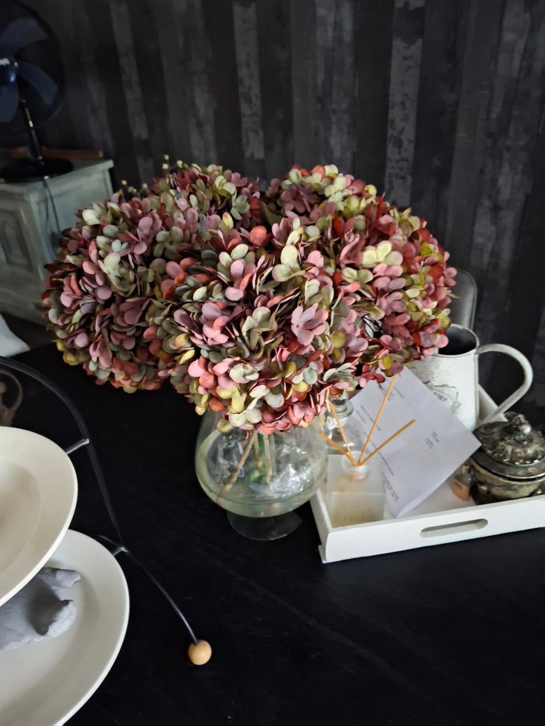 Customer photo review of Grote Zijden Hortensia - Paars