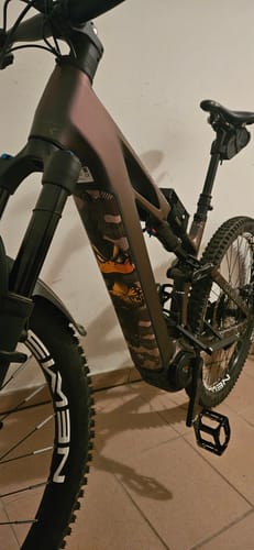 Customer photo review of Bad Duck -  Akku Sticker Abdeckung Cover Universal / Schutzfolie /  für alle E-Bikes