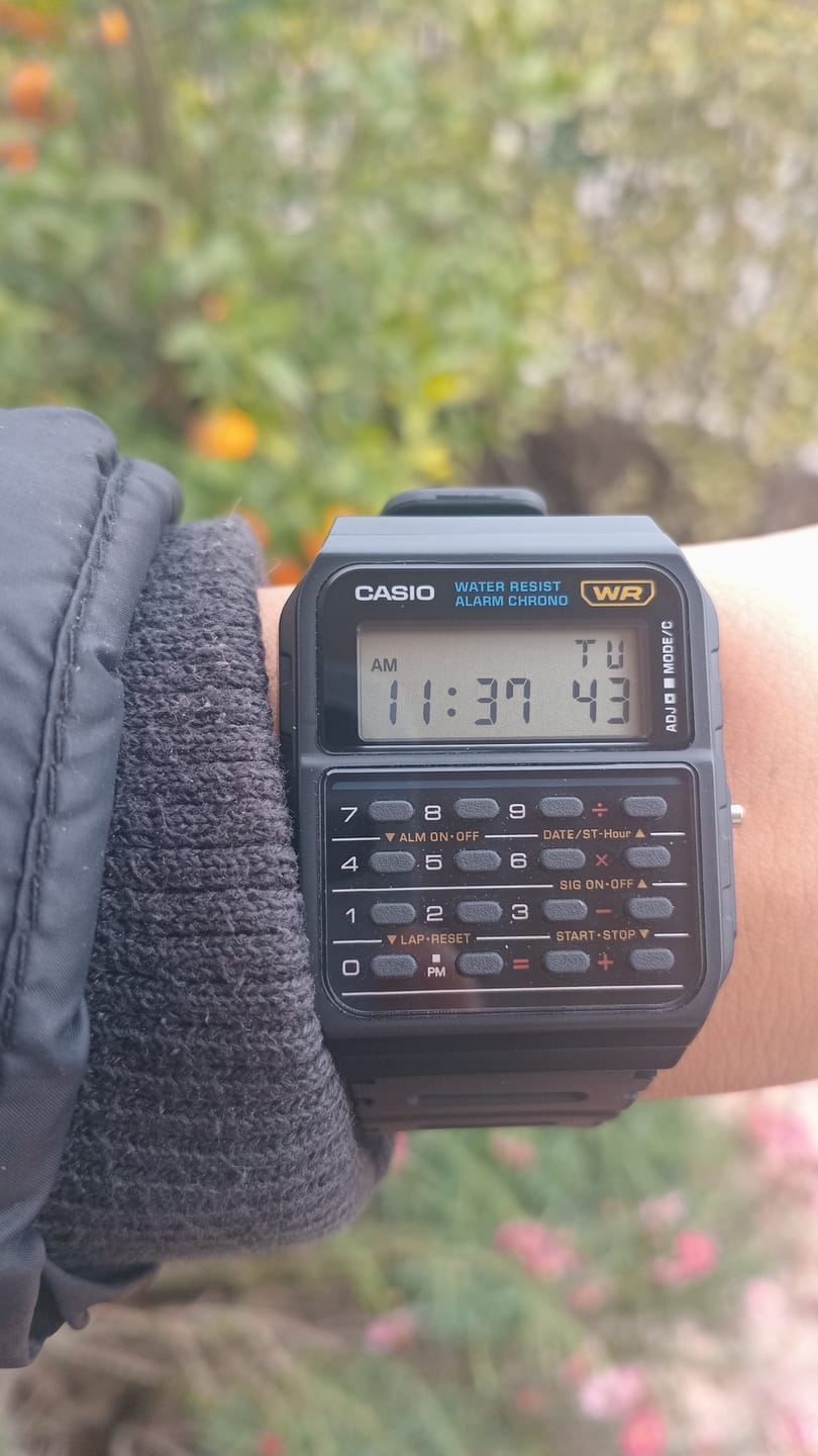 Customer photo review of Reloj Calculadora Casio Vintage CA-53W-1Z Negro