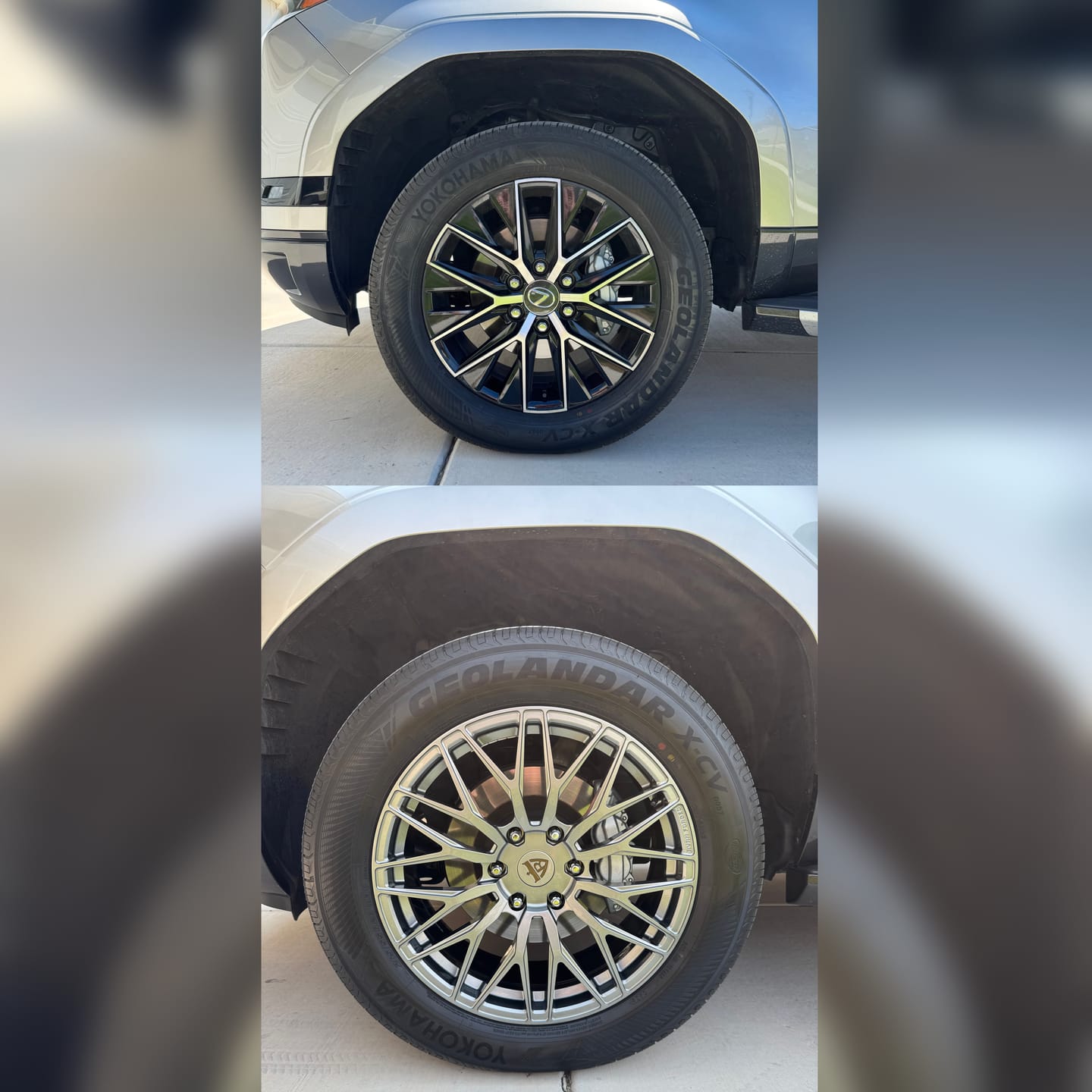 Customer photo review of CUSTOM 1 PIECE FORGED WHEELS: RV-MG122