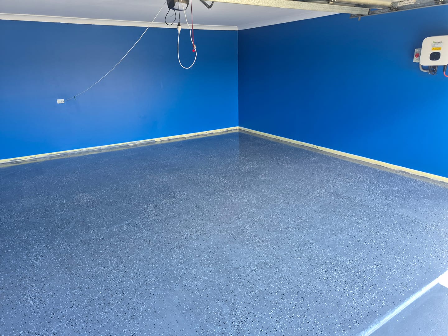 Customer photo review of Epoxy Flake Floor Kit