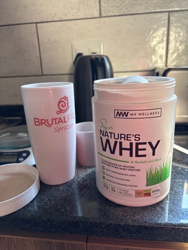 Customer photo review of My Wellness Super Nature's Whey Protein