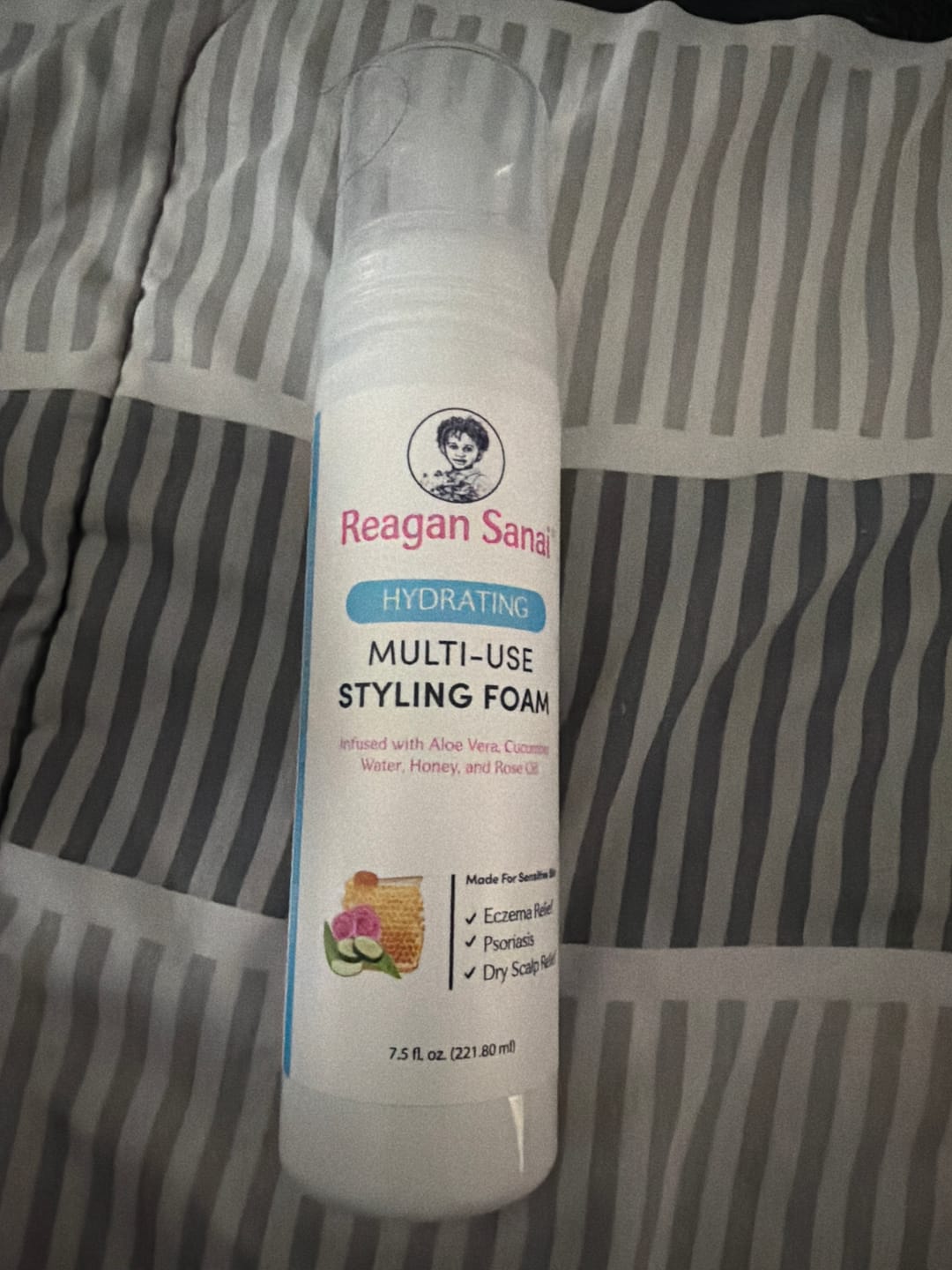 Customer photo review of Hydrating Multi-Use Styling Foam