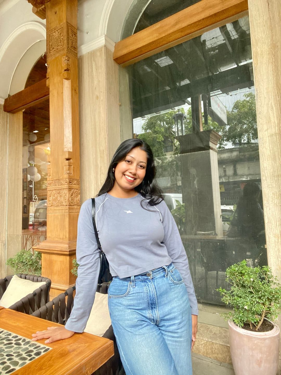 Customer photo review of Cool girl fitted top