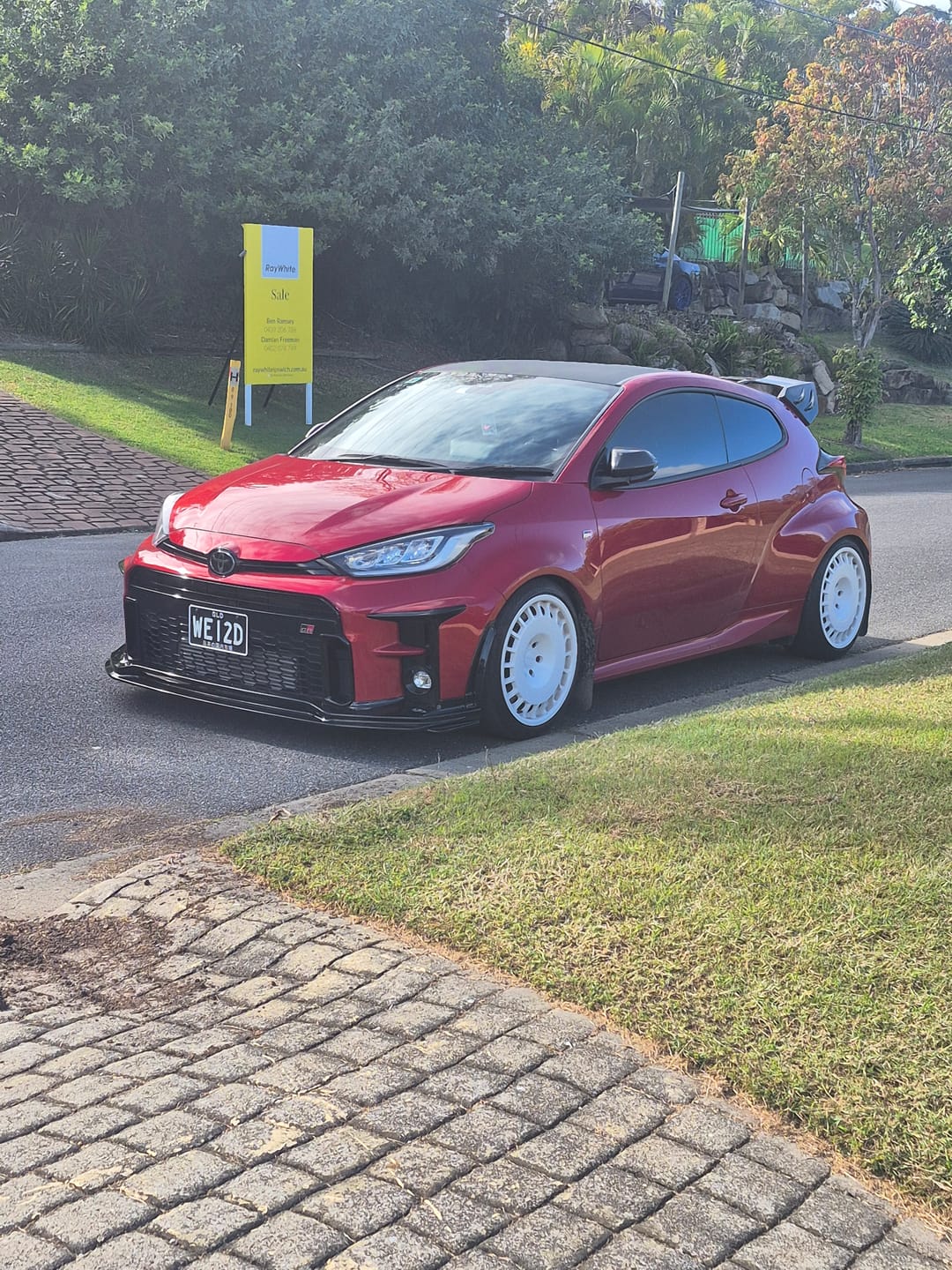 Customer photo review of TRD Style Front Lip for Toyota GR Yaris 2020-2024