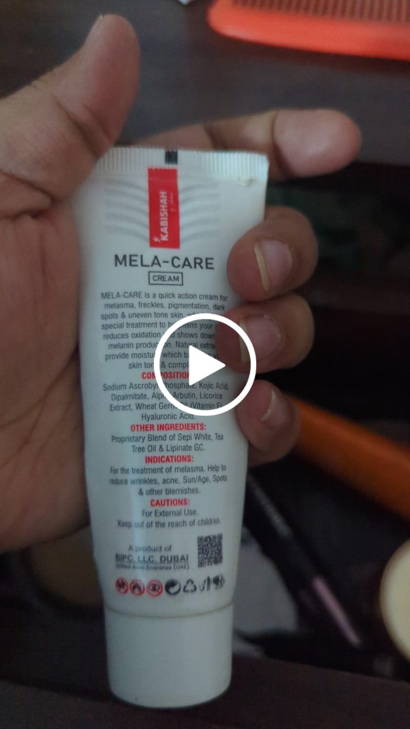 Customer video review of Mela Care Advanced Brightening Cream
