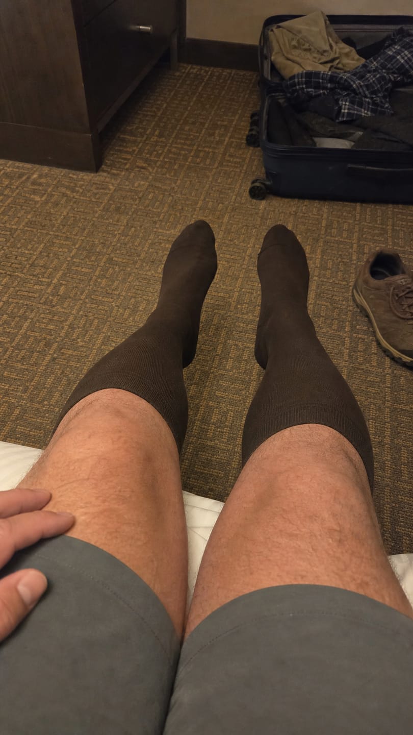Customer photo review of Compression Socks for Men Everyday
