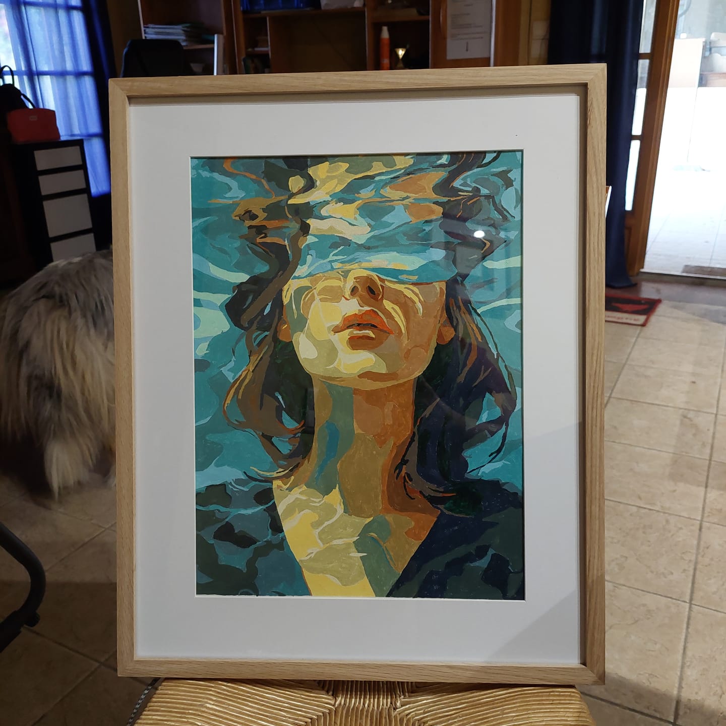 Customer photo review of Surprise Painting | Paint by Numbers