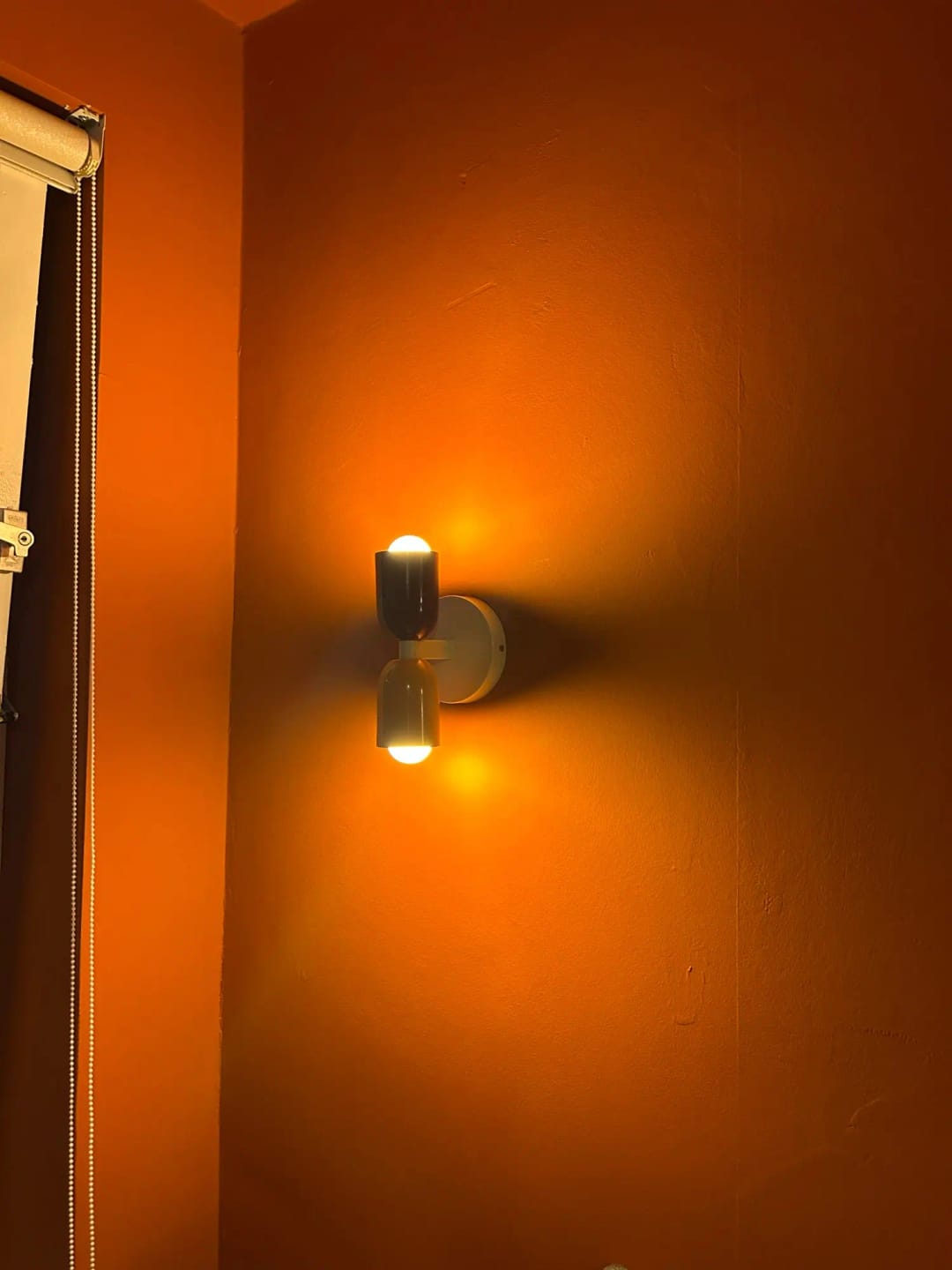 Customer photo review of Cylinder LED Wall Sconce, Two-Light Iron Fixture, Minimalist Design