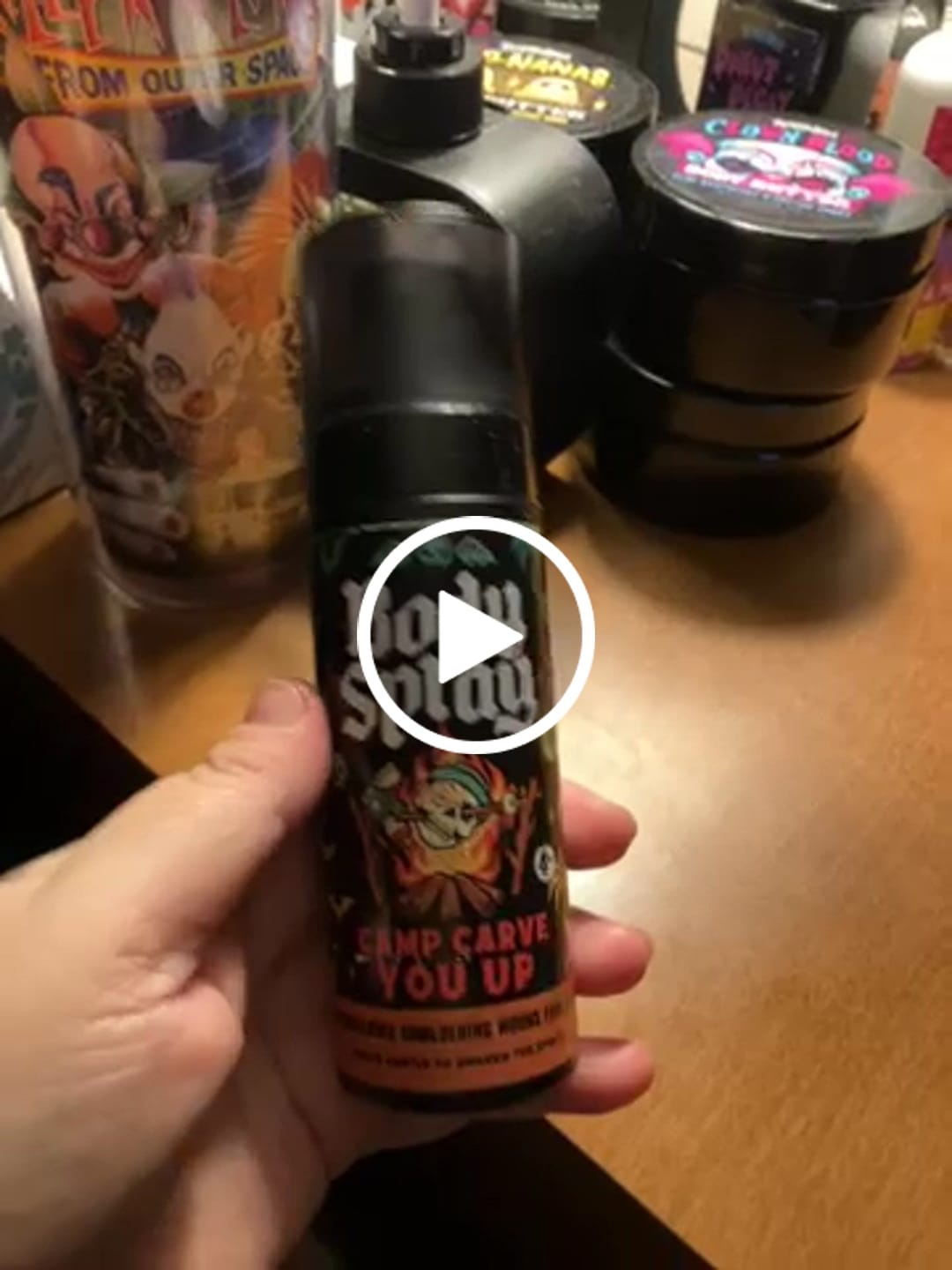 Customer video review of Camp Carve You Up Body Spray