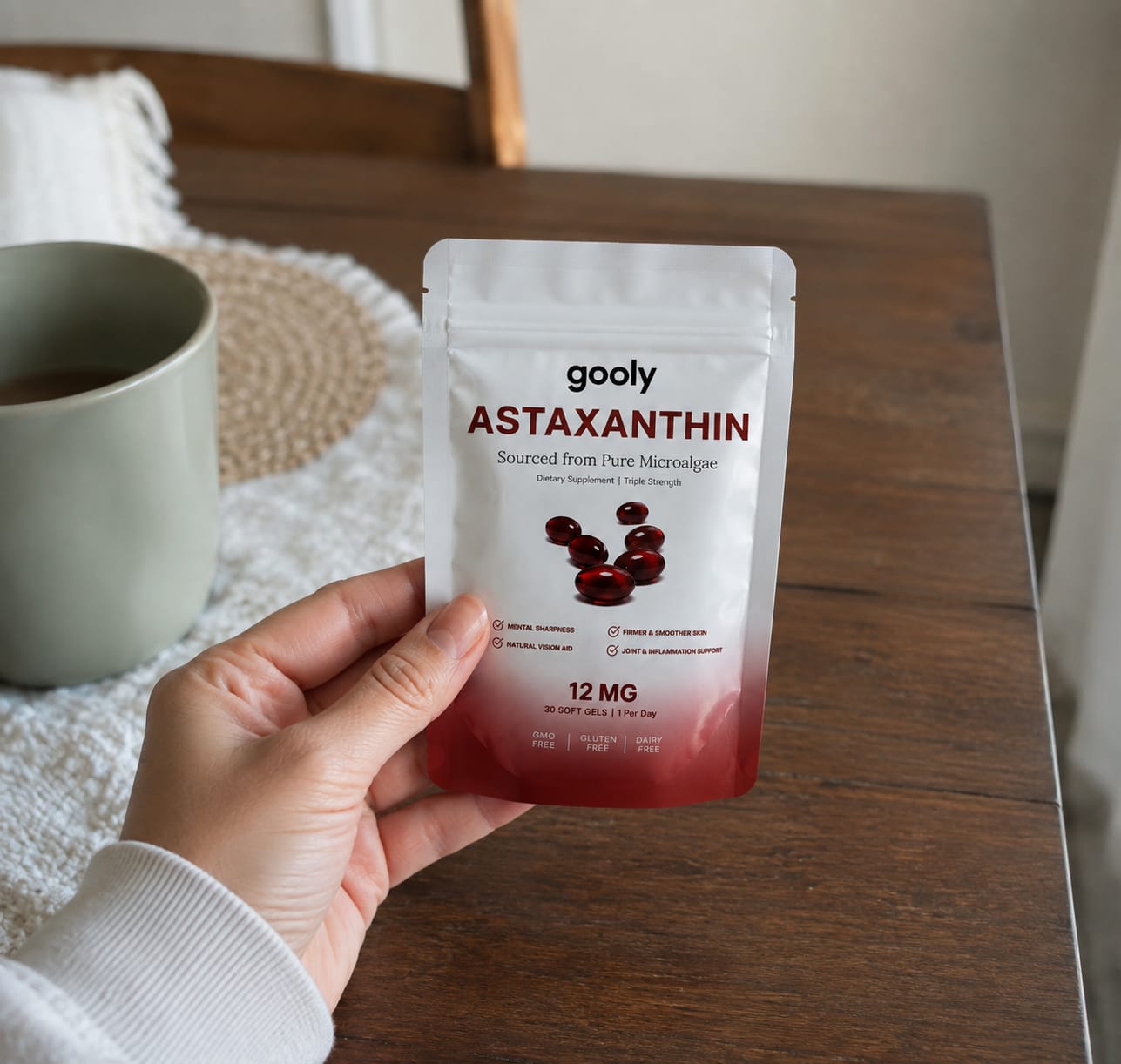 Customer photo review of Astaxantina 12 mg