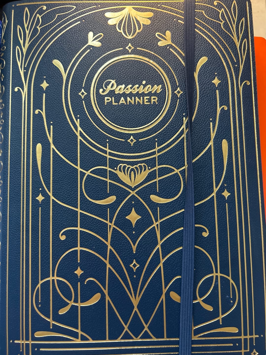 Customer photo review of Weekly 2026 Planner - Sapphire Gilded Magic