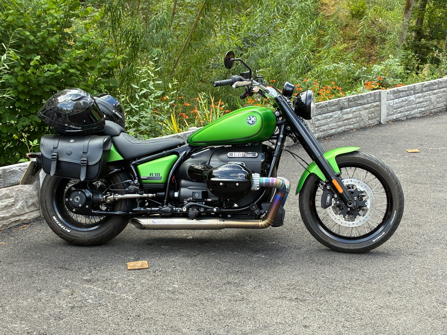 Customer photo review of 30L - Kronan Large BMW R18 Motorcycle Leather Saddlebags