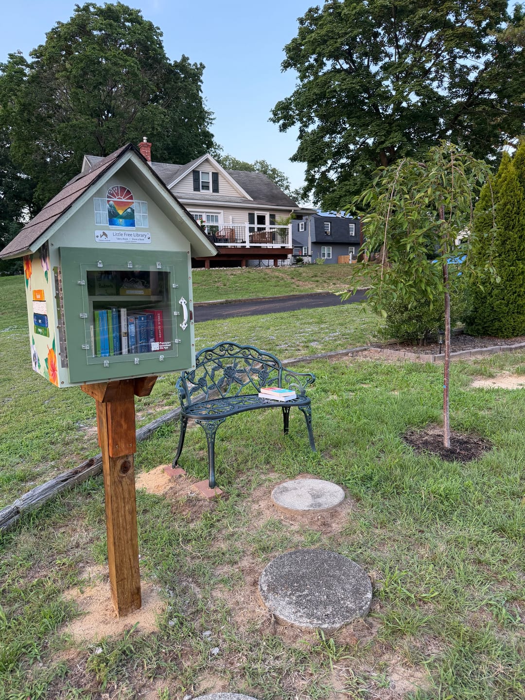 Customer photo review of Little Free Library Official Charter Sign