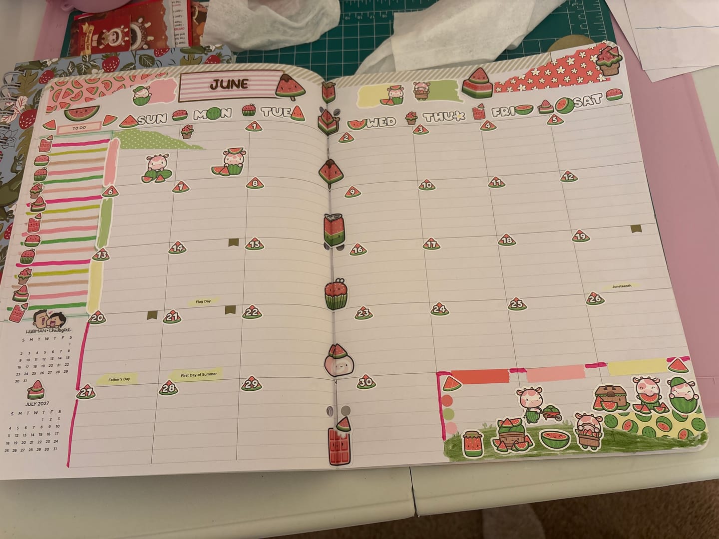 Customer photo review of Summer Watermelon Days and Date Covers