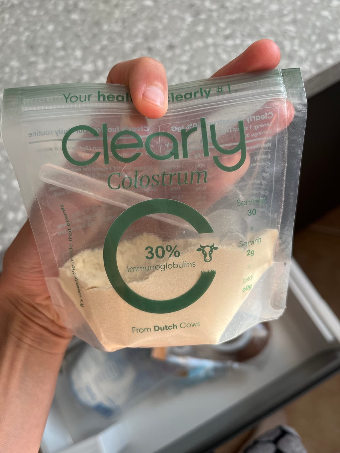 Customer photo review of Colostrum
