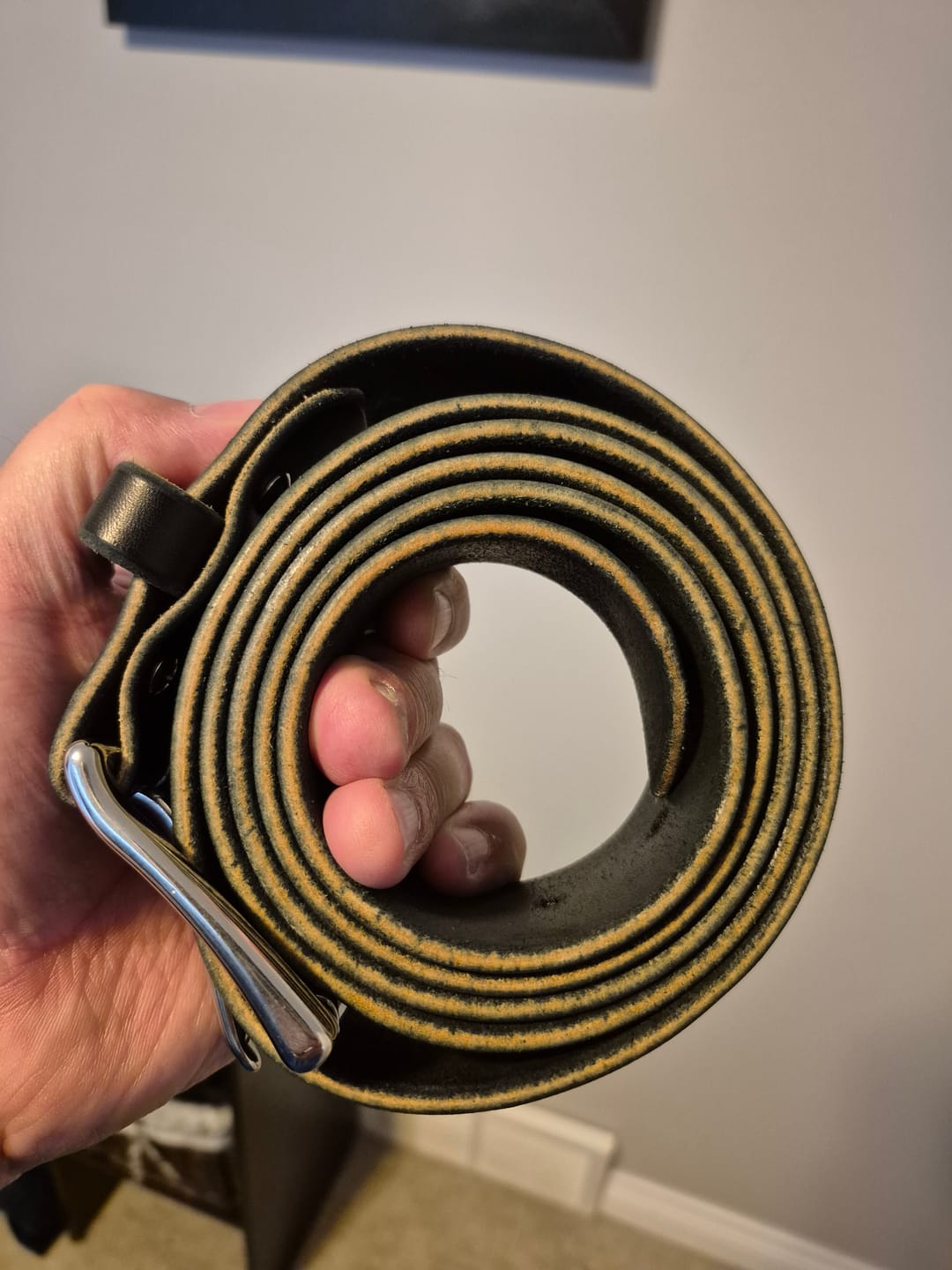 Customer photo review of The Heritage Belt 1.5"- Black