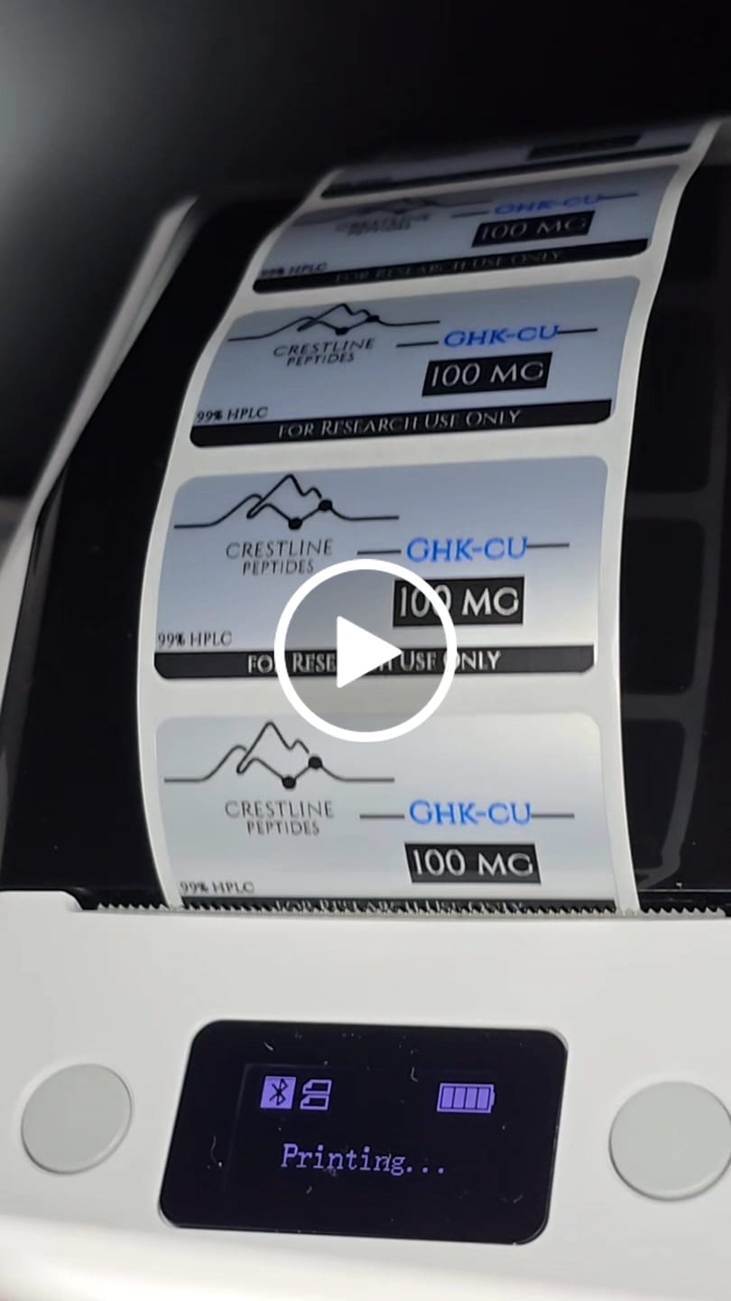 Customer video review of Thermal Transfer Label Printer Labels for M2, M3