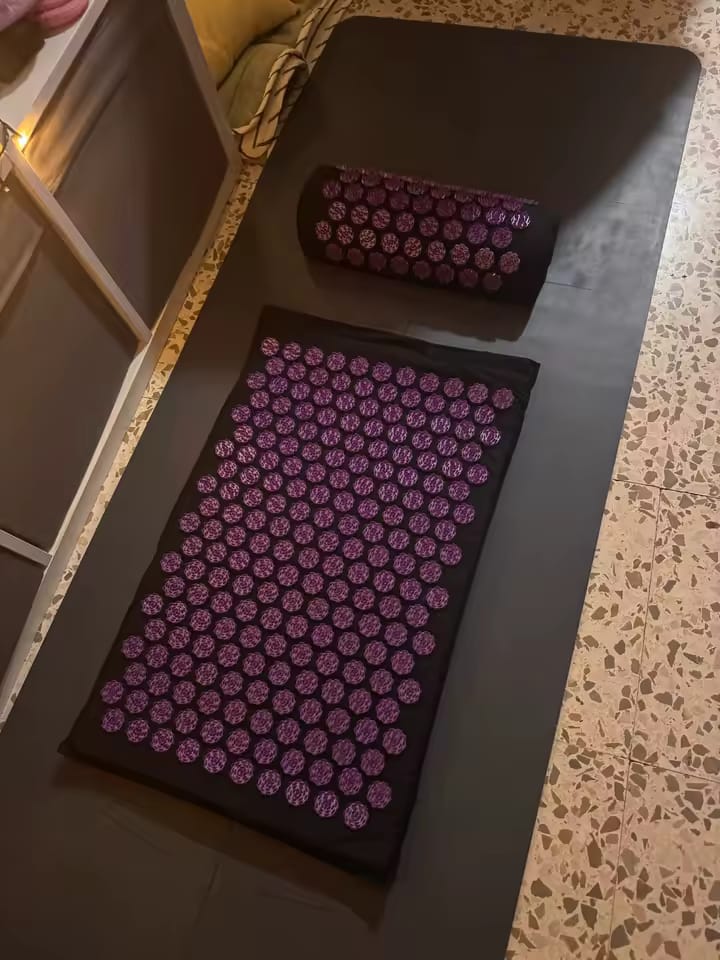 Customer photo review of Ancrage™ — Tapis et coussin d’acupression