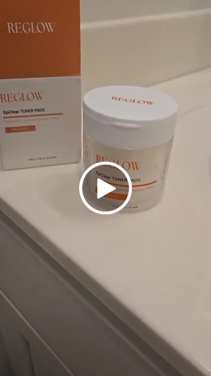 Customer video review of ReGlow EpiClear Toner Pads – Triple-Action Exfoliation (PHA + AHA + BHA) & Niacinamide