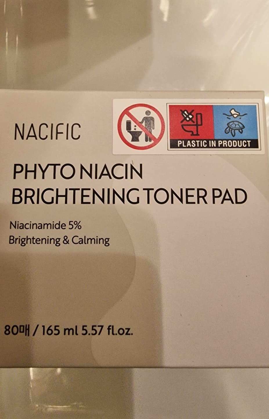 Customer photo review of NACIFIC Phyto Niacin Brightening Toner Pad (80stk) - Glød, fukt og en jevnere hudtone