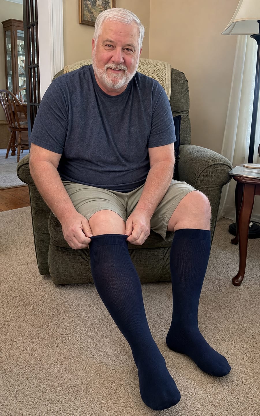 Customer photo review of Compression Socks for Men Everyday