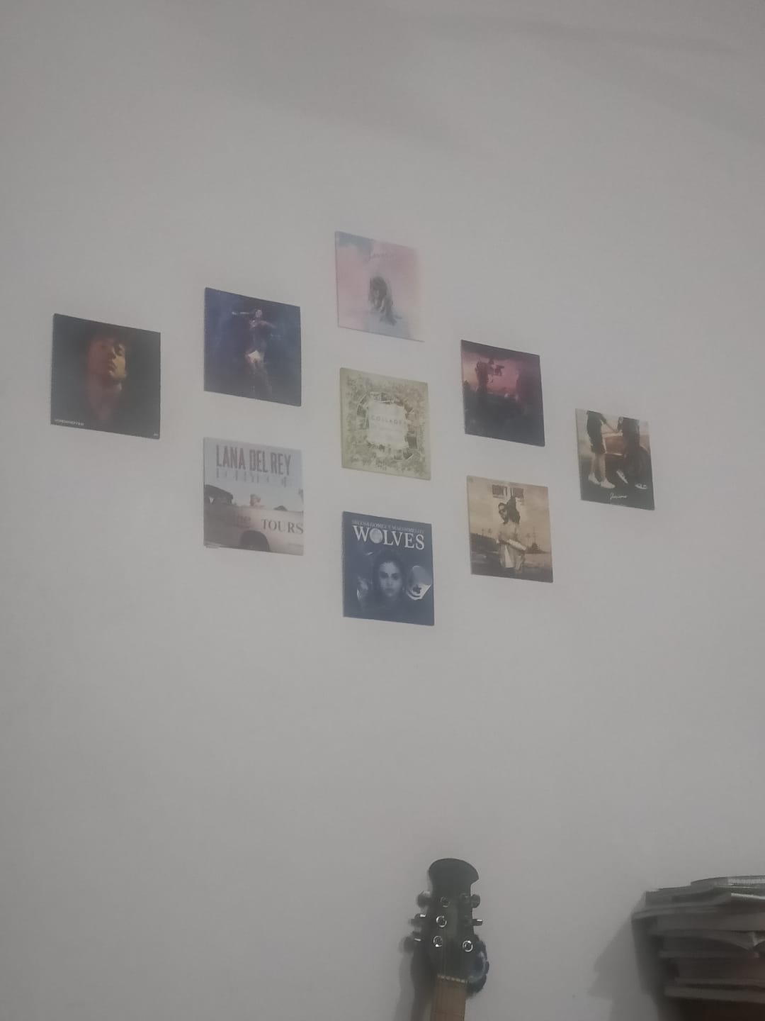 Customer photo review of CUSTOM ALBUM COVER PRINTS - WALL COLLAGE POSTERS