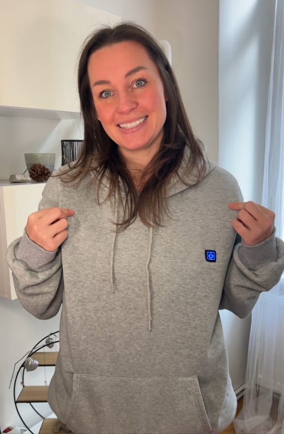 Customer photo review of Heatable Hoodie