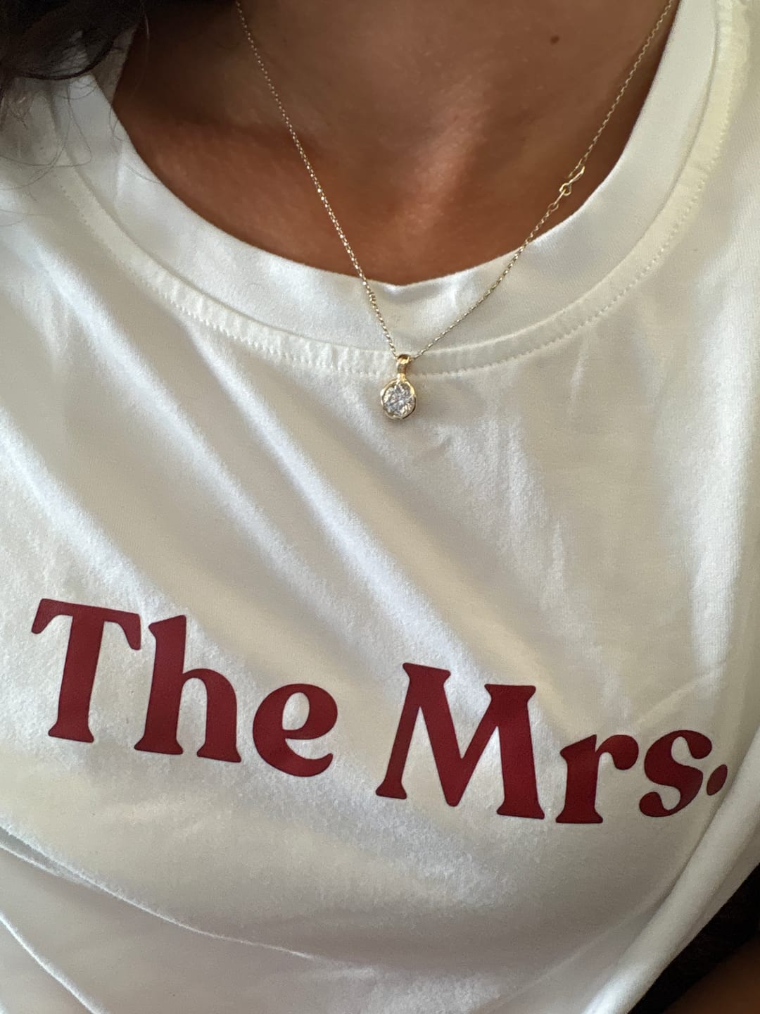 Customer photo review of Round Pippa Necklace