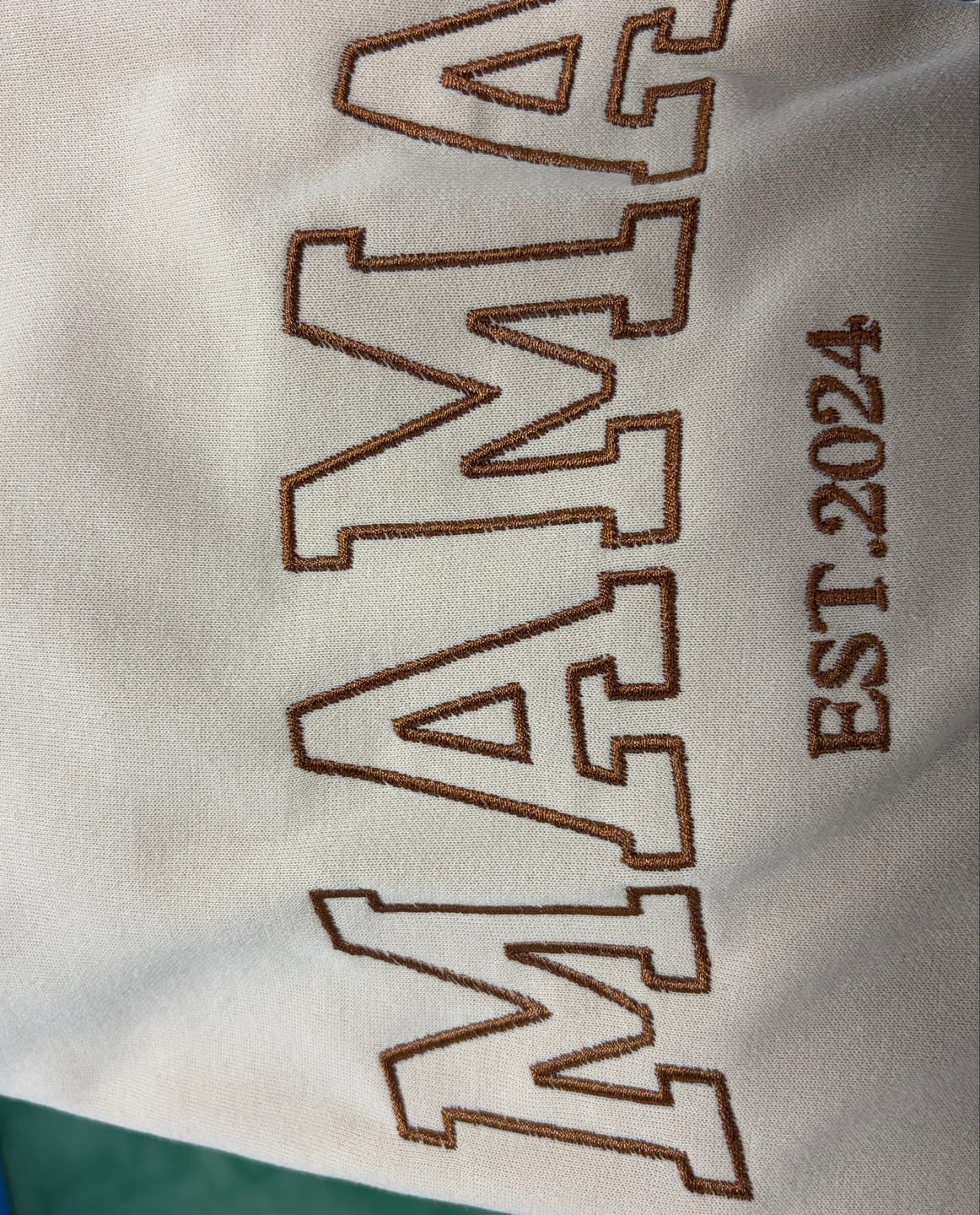 Customer photo review of Custom Embroidered Comfort Colors Grandma and Grandpa Sweatshirt, Gift for Grandma/Grandpa