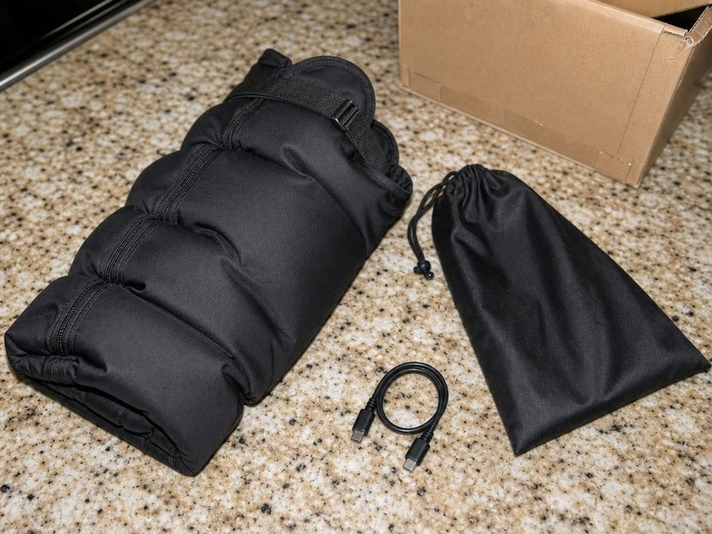 Customer photo review of Holtrow Flow 2 — Cordless Compression Boots