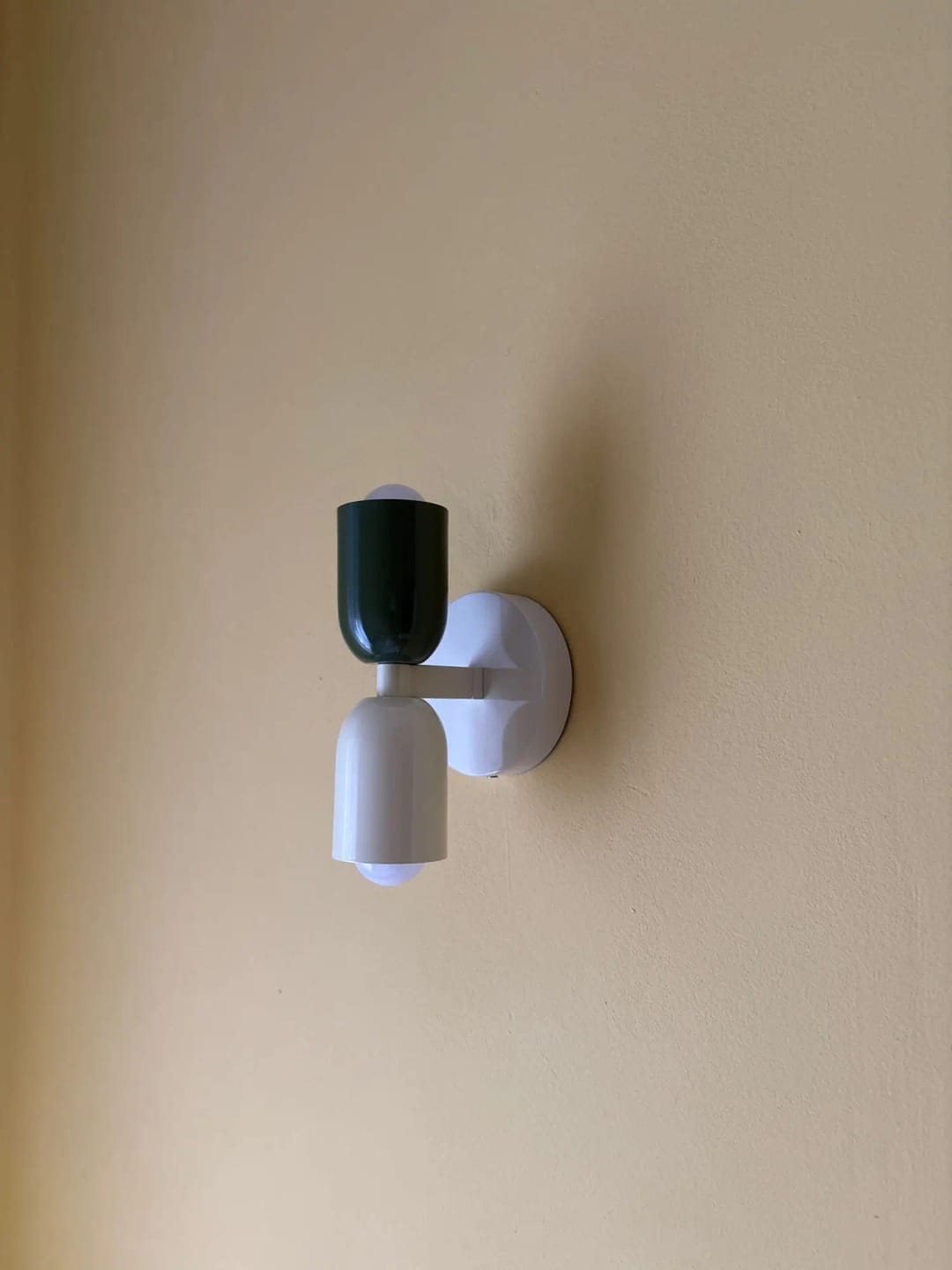 Customer photo review of Cylinder LED Wall Sconce, Two-Light Iron Fixture, Minimalist Design